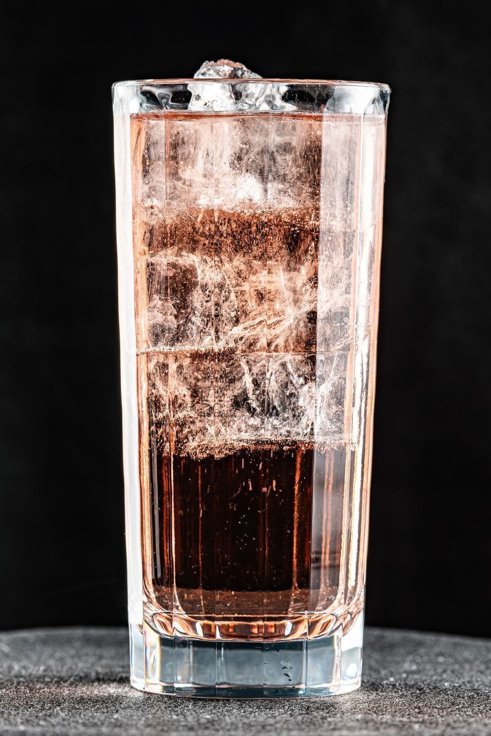 氷入りドリンクのメニュー撮影