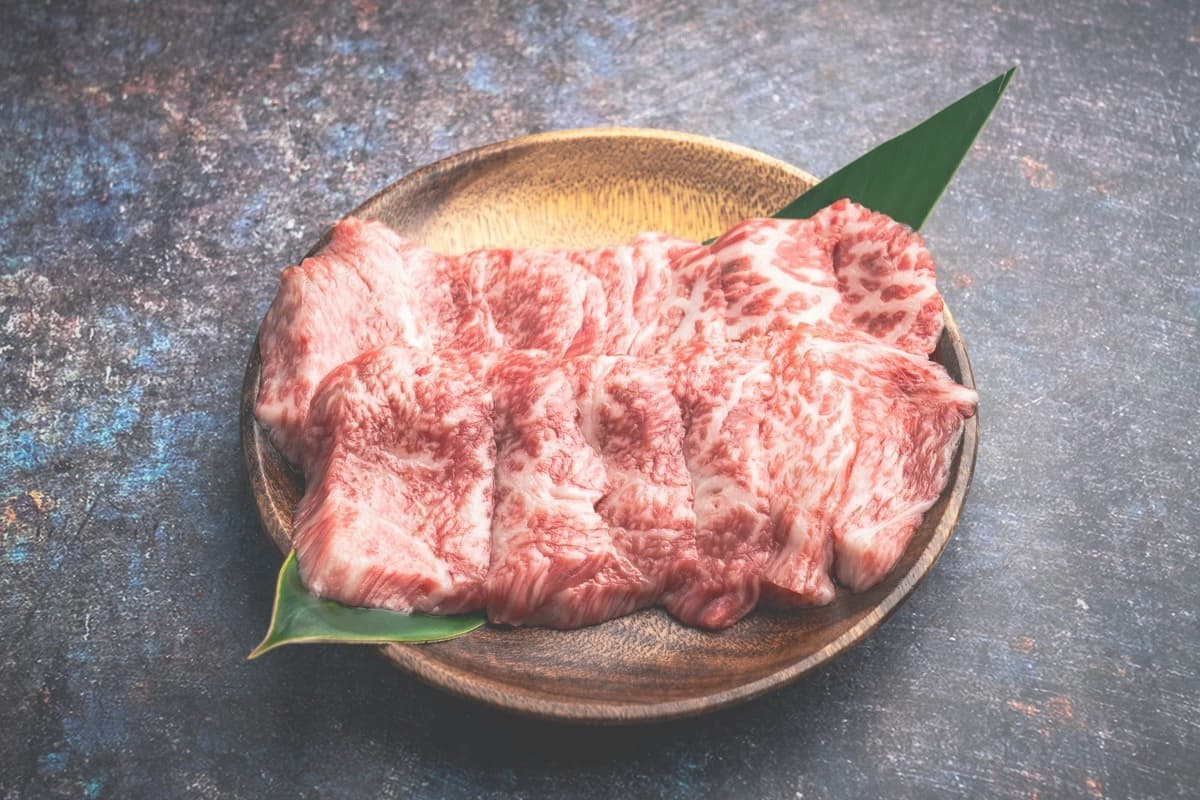 BBQセットの肉の寄り画像