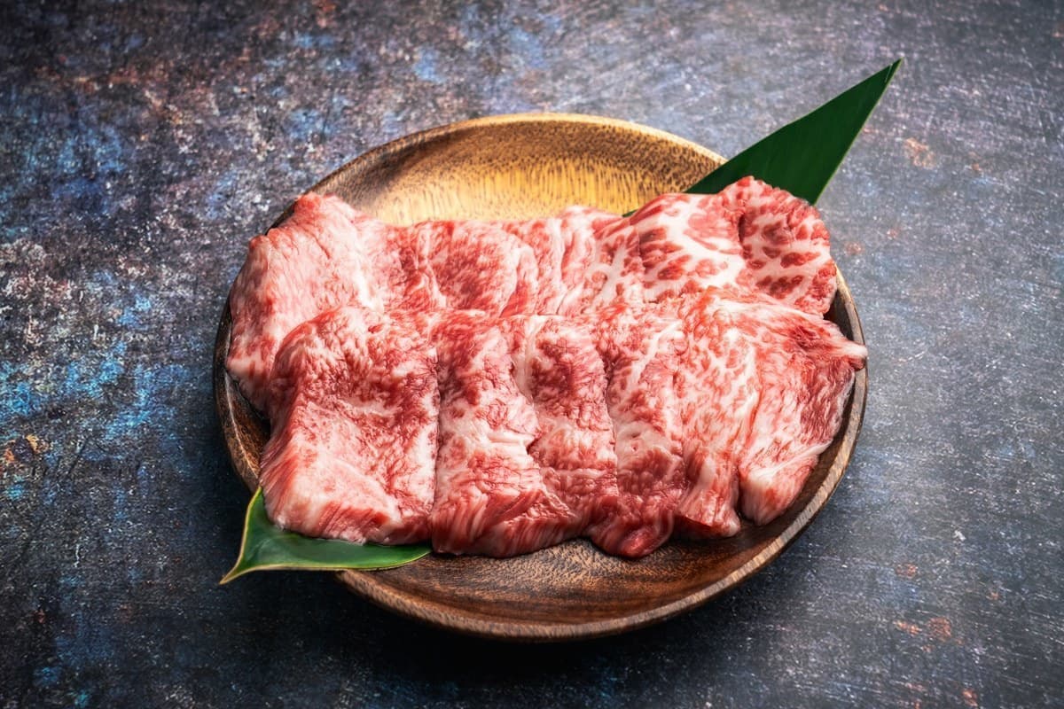 BBQセットの肉の寄り画像
