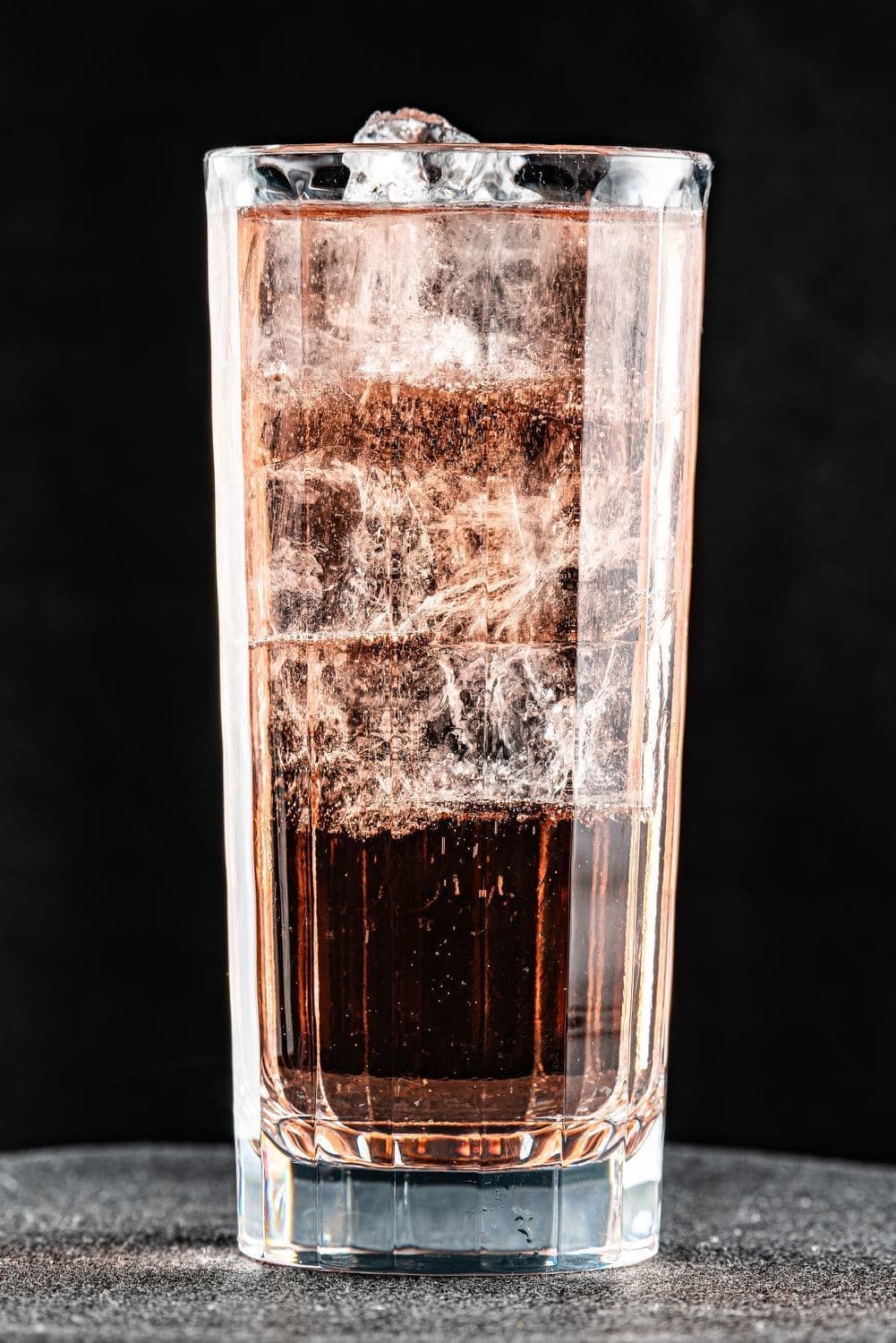 氷入りドリンクのメニュー撮影