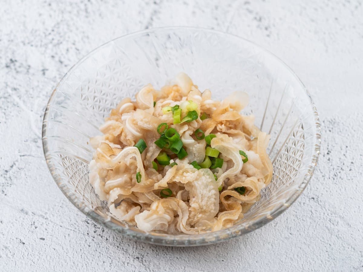 豚しゃぶサラダメニュー撮影